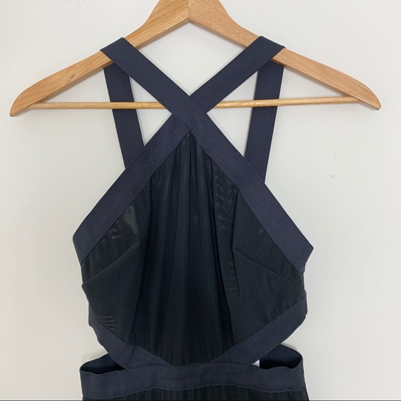 Bec & Bridge Parallel Halter Cutout Mesh Dress - Picture 6 of 13